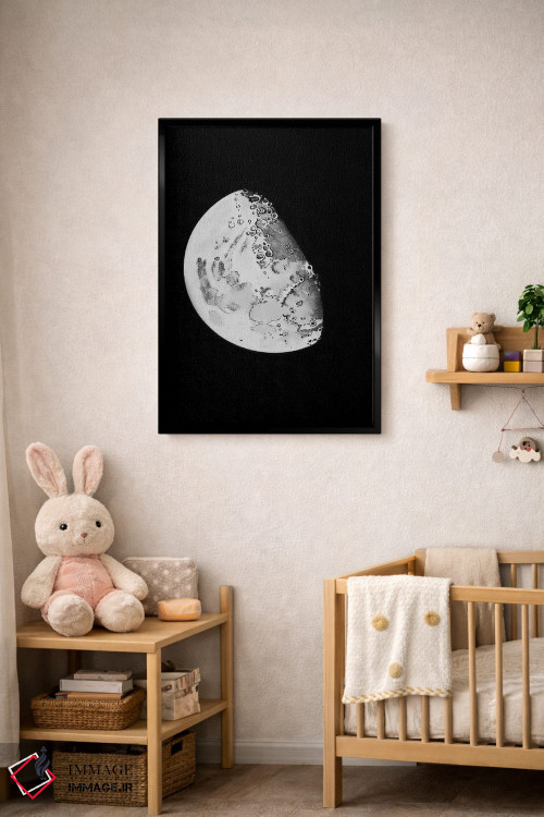تابلو دکوراتیو مراحل ماه IV اثر پتنت پرینت استور - D5B