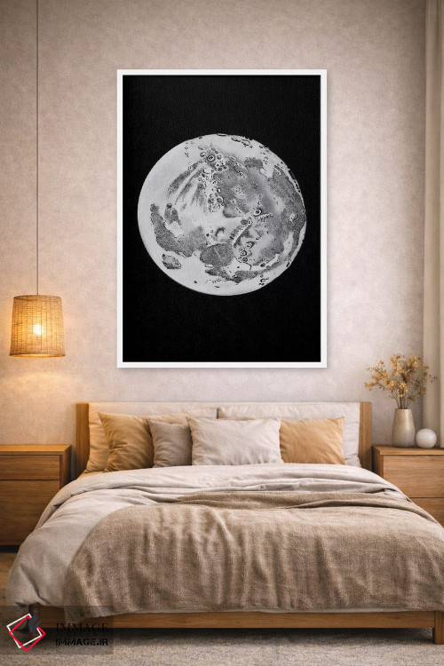 تابلو دکوراتیو مراحل ماه VI اثر پتنت پرینت استور - D1W