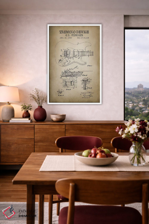 تابلو دکوراتیو دستگاه ترمولو اثر پتنت پرینت استور - D3W