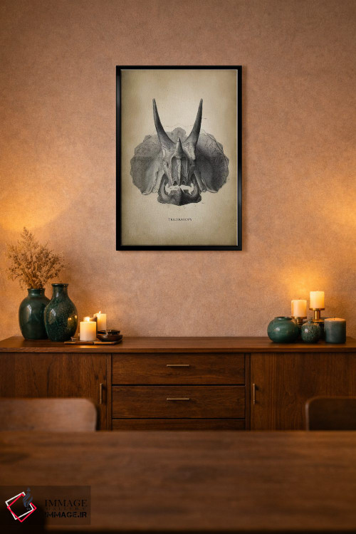 تابلو دکوراتیو تری سراپتوس اثر پتنت پرینت استور - D2B