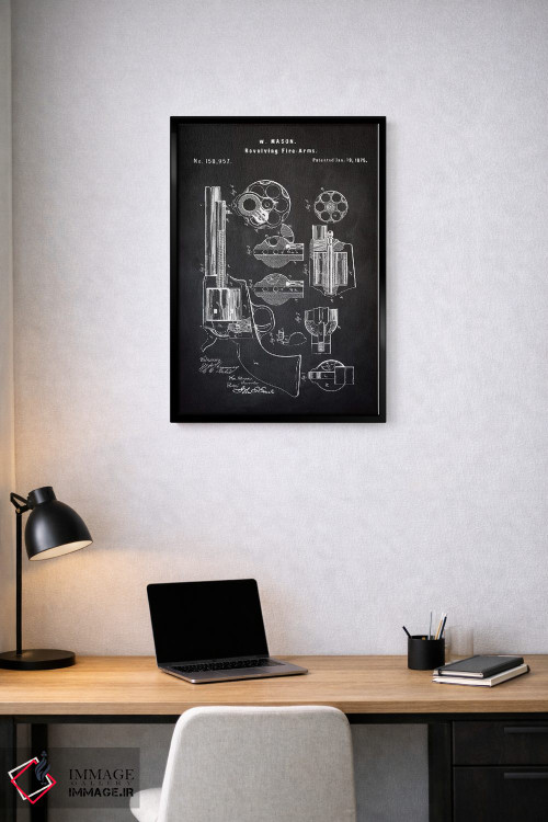 تابلو دکوراتیو هفت تیر W. Mason I اثر پتنت پرینت استور - D2B