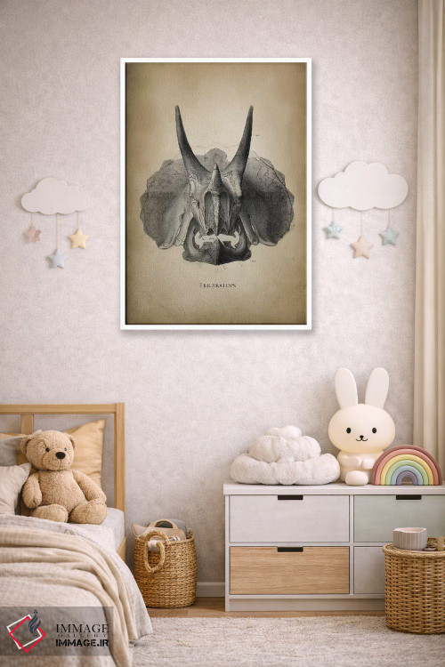 تابلو دکوراتیو تری سراپتوس اثر پتنت پرینت استور - D4W