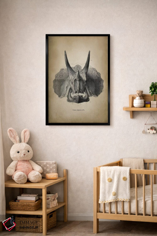 تابلو دکوراتیو تری سراپتوس اثر پتنت پرینت استور - D5B