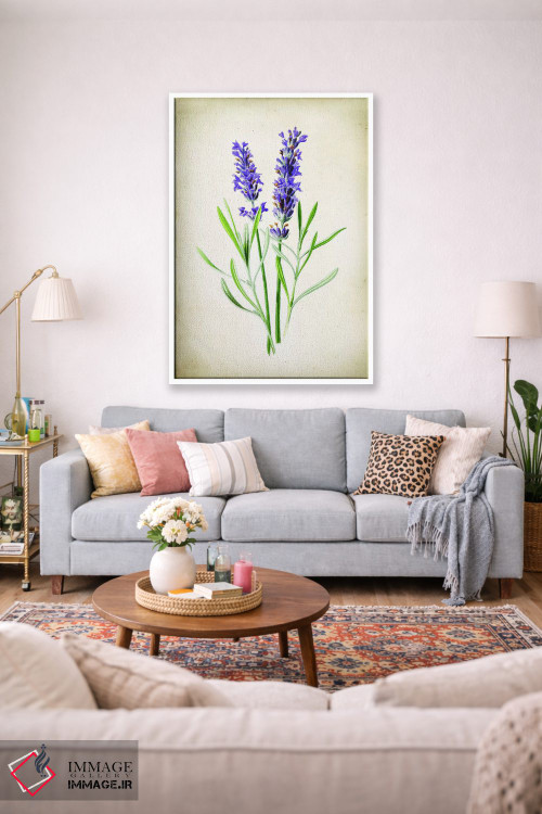 تابلو دکوراتیو اسطوخودوس اثر پتنت پرینت استور - D1W