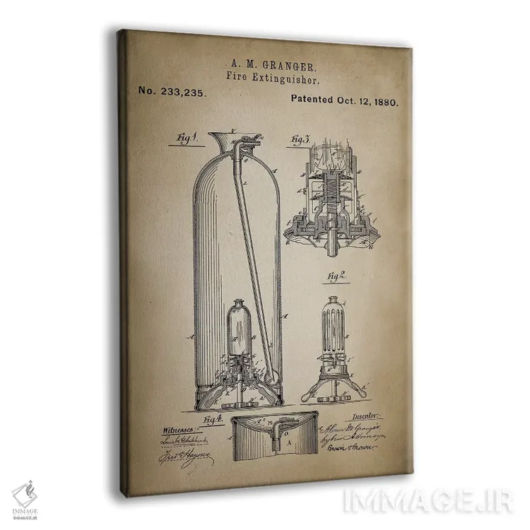 تابلو دکوراتیو نبرد آتش II اثر پتنت پرینت استور - نمای پرسپکتیو محصول