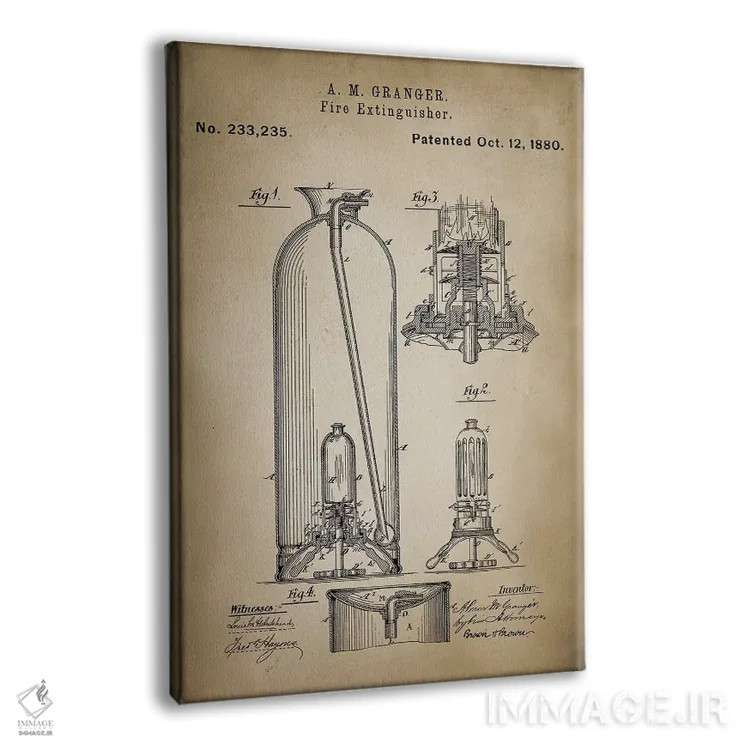 تابلو دکوراتیو نبرد آتش II اثر پتنت پرینت استور - نمای پرسپکتیو محصول