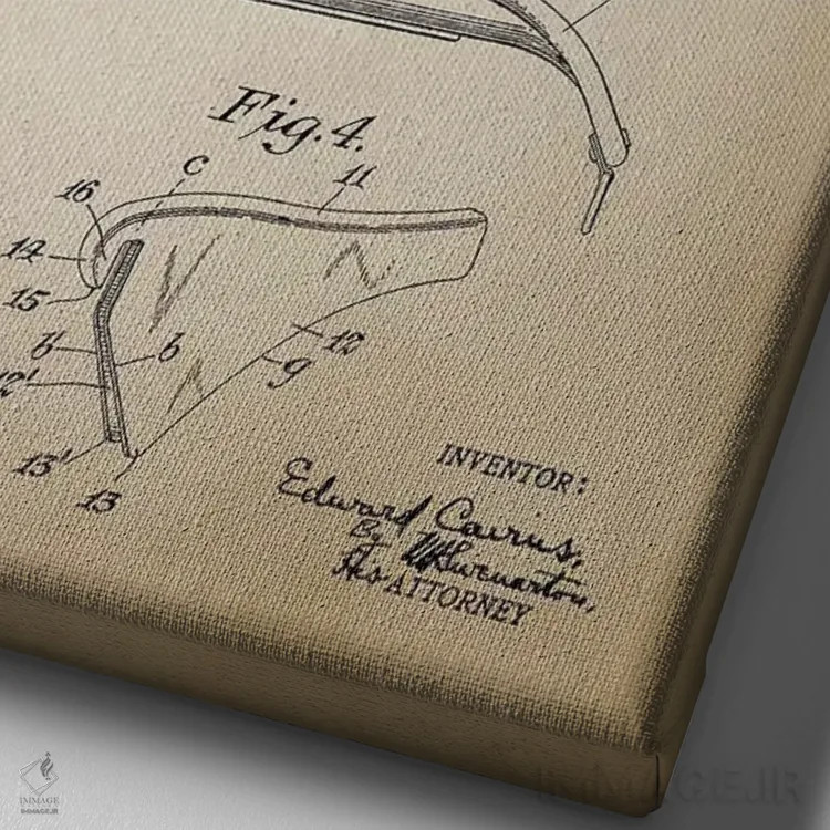 تابلو دکوراتیو نبرد آتش VIII اثر پتنت پرینت استور - نمای نزدیک بافت بوم