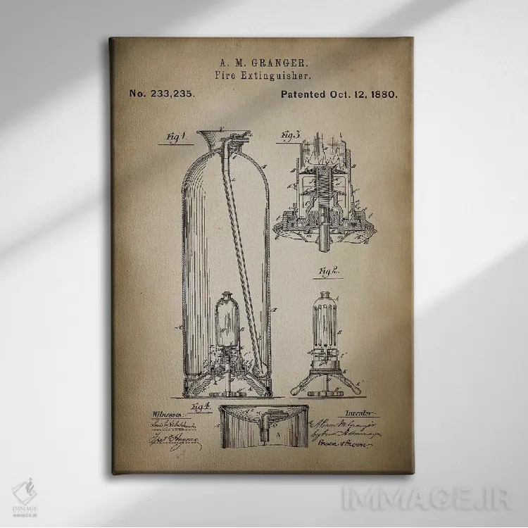 تابلو دکوراتیو نبرد آتش II اثر پتنت پرینت استور - نمای روبهرو روی دیوار