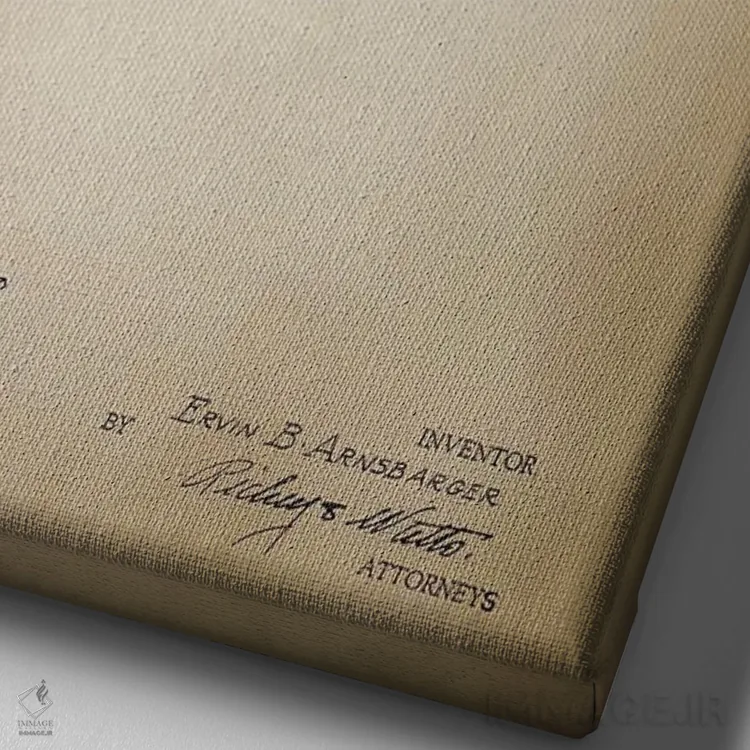 تابلو دکوراتیو نبرد آتش IX اثر پتنت پرینت استور - نمای نزدیک بافت بوم