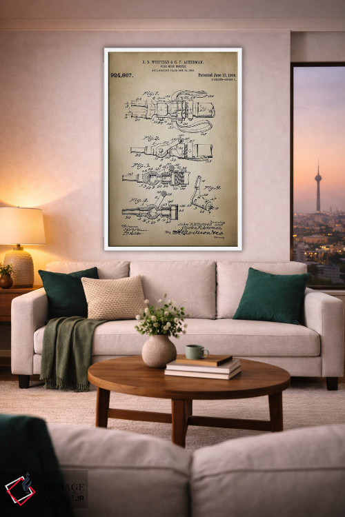 تابلو دکوراتیو نبرد آتش VI اثر پتنت پرینت استور - D1W