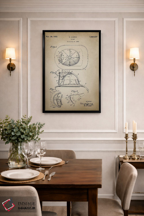 تابلو دکوراتیو نبرد آتش VIII اثر پتنت پرینت استور - D1B