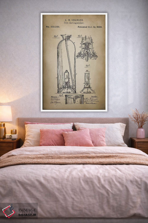 تابلو دکوراتیو نبرد آتش II اثر پتنت پرینت استور - D1W