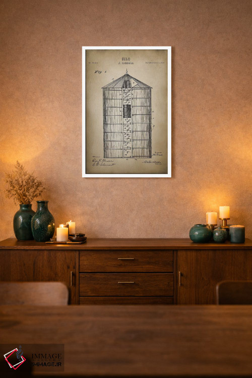 تابلو مدرن مزرعه V اثر پتنت پرینت استور - D1W