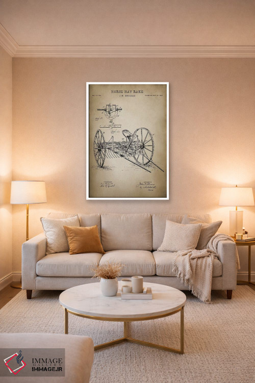 تابلو مدرن مزرعه II اثر پتنت پرینت استور - D2W