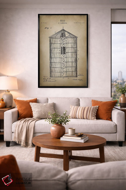 تابلو مدرن مزرعه V اثر پتنت پرینت استور - D2B