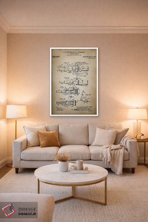 تابلو دکوراتیو نبرد آتش VI اثر پتنت پرینت استور - D3W