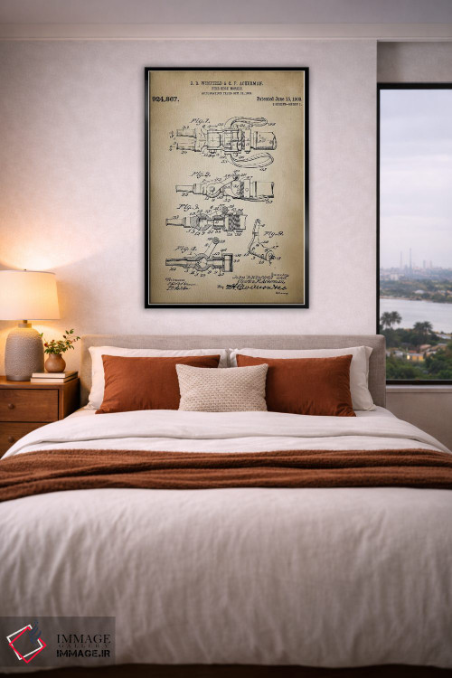 تابلو دکوراتیو نبرد آتش VI اثر پتنت پرینت استور - D4B