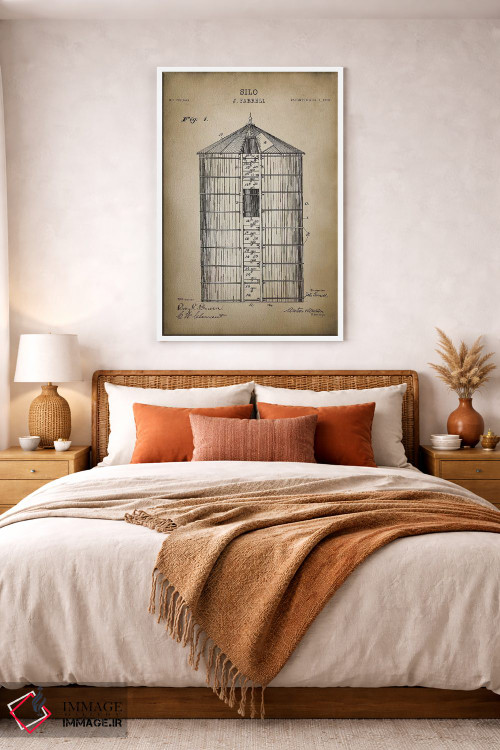 تابلو مدرن مزرعه V اثر پتنت پرینت استور - D3W