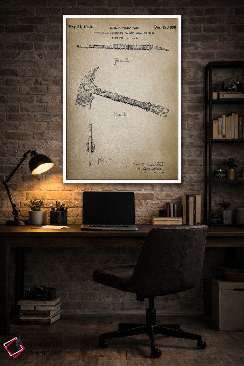 تابلو دکوراتیو نبرد آتش IX اثر پتنت پرینت استور - D4W