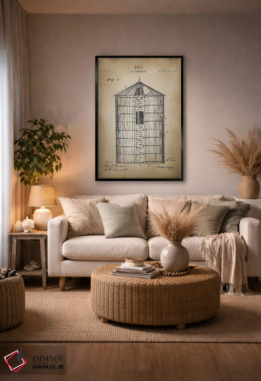 تابلو مدرن مزرعه V اثر پتنت پرینت استور - D4B