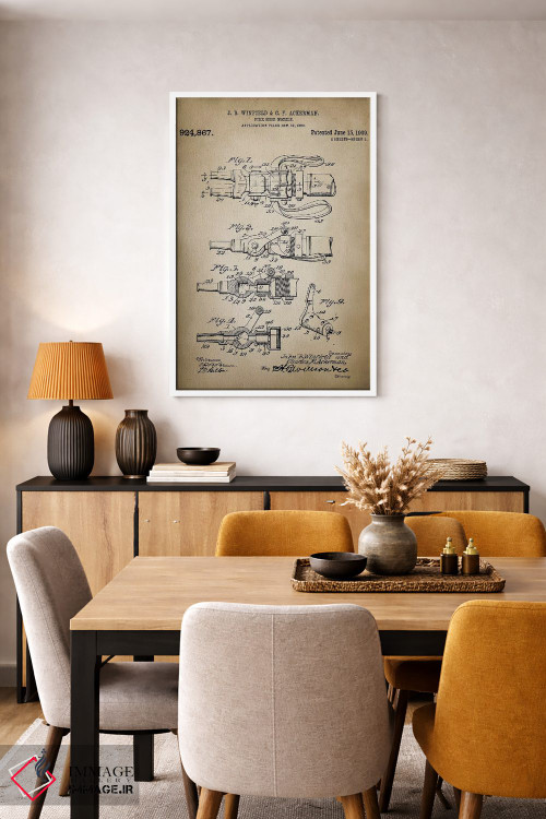 تابلو دکوراتیو نبرد آتش VI اثر پتنت پرینت استور - D5W