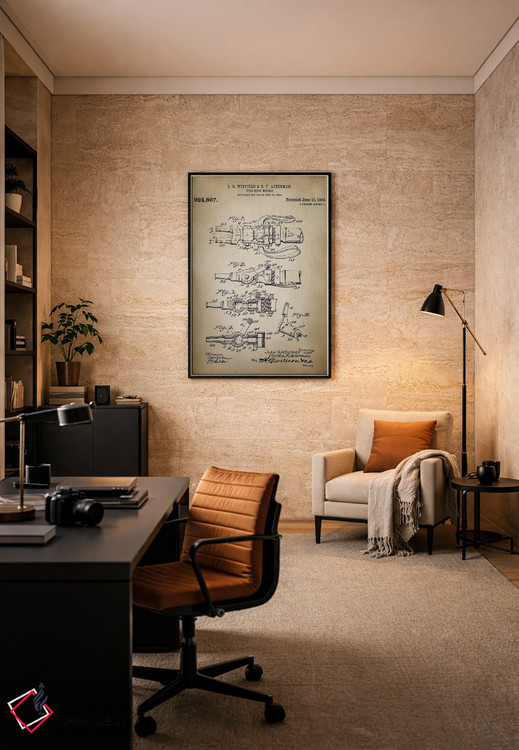 تابلو دکوراتیو نبرد آتش VI اثر پتنت پرینت استور - D6B