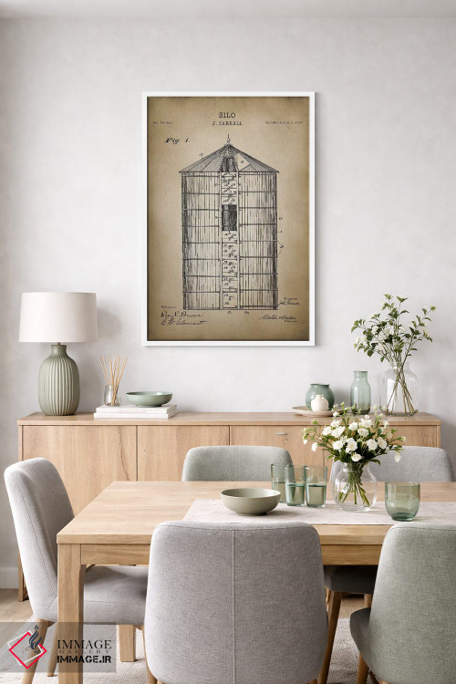 تابلو مدرن مزرعه V اثر پتنت پرینت استور - D5W
