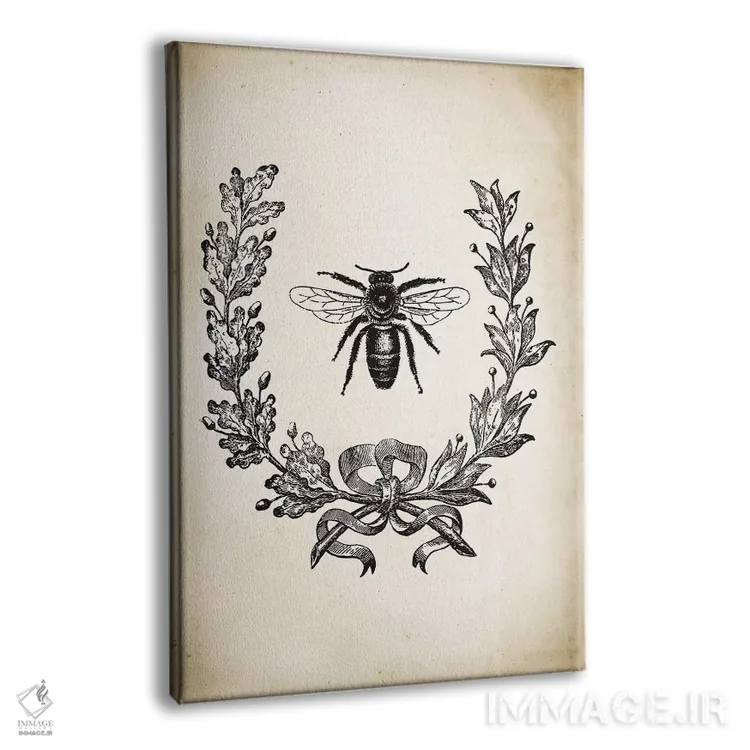 تابلو مدرن زنبور اثر پتنت پرینت استور - نمای پرسپکتیو محصول