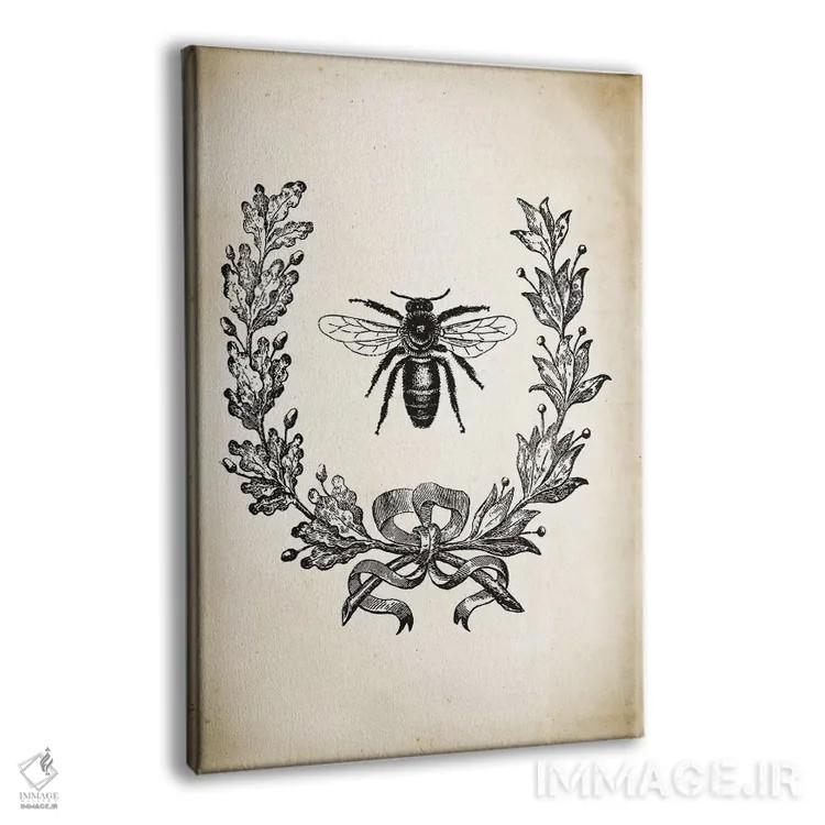تابلو مدرن زنبور اثر پتنت پرینت استور - نمای پرسپکتیو محصول
