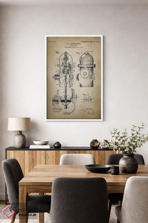 تابلو دکوراتیو نبرد آتش V اثر پتنت پرینت استور - D3W