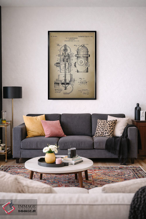 تابلو دکوراتیو نبرد آتش V اثر پتنت پرینت استور - D4B