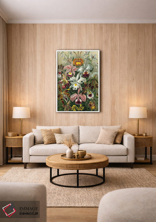 تابلو دکوراتیو ارکیده های هیکل اثر پتنت پرینت استور - D1W