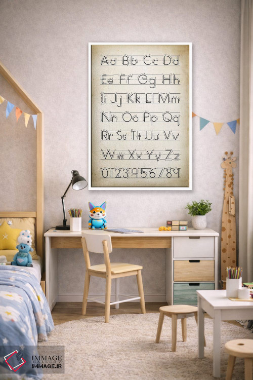 تابلو دکوراتیو دستخط II اثر پتنت پرینت استور - D1W