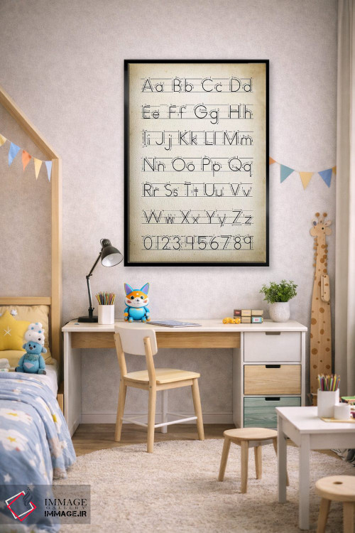 تابلو دکوراتیو دستخط II اثر پتنت پرینت استور - D2B