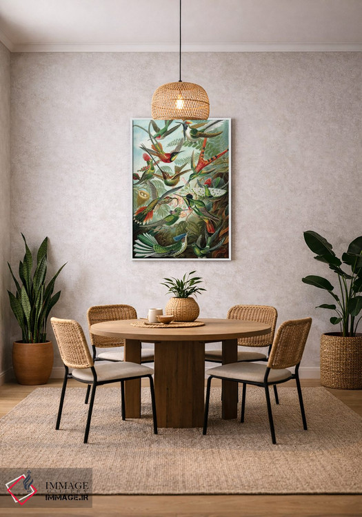 تابلو دکوراتیو مرغ مگس خوارهای هیکل اثر پتنت پرینت استور - D2W