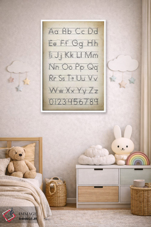 تابلو دکوراتیو دستخط II اثر پتنت پرینت استور - D3W