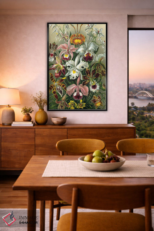 تابلو دکوراتیو ارکیده های هیکل اثر پتنت پرینت استور - D4B