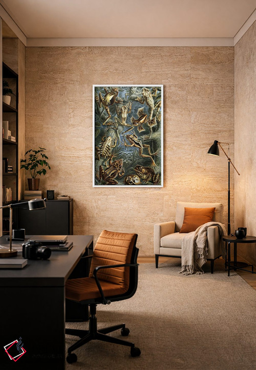 تابلو دکوراتیو قورباغه هیکل اثر پتنت پرینت استور - D6W