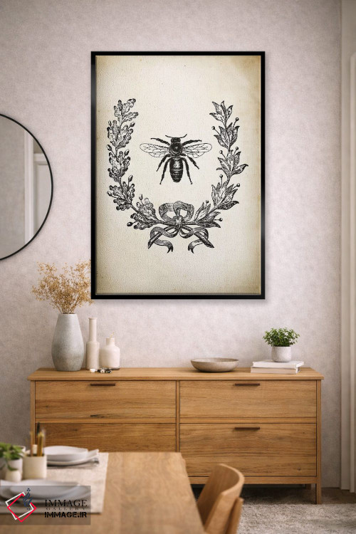تابلو مدرن زنبور اثر پتنت پرینت استور - D2B
