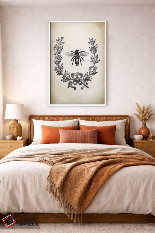 تابلو مدرن زنبور اثر پتنت پرینت استور - D3W