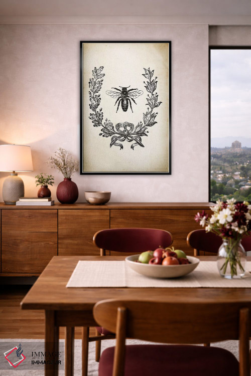 تابلو مدرن زنبور اثر پتنت پرینت استور - D5B