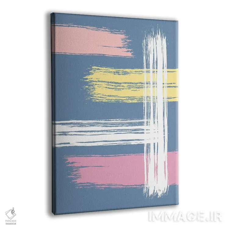 تابلو مینیمال بازی رنگ ها اثر مارتینا پاولوا - نمای پرسپکتیو محصول