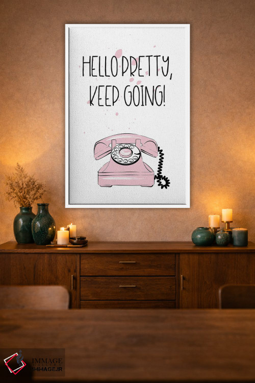 تابلو دکوراتیو سلام زیبای من اثر مارتینا پاولوا - D1W