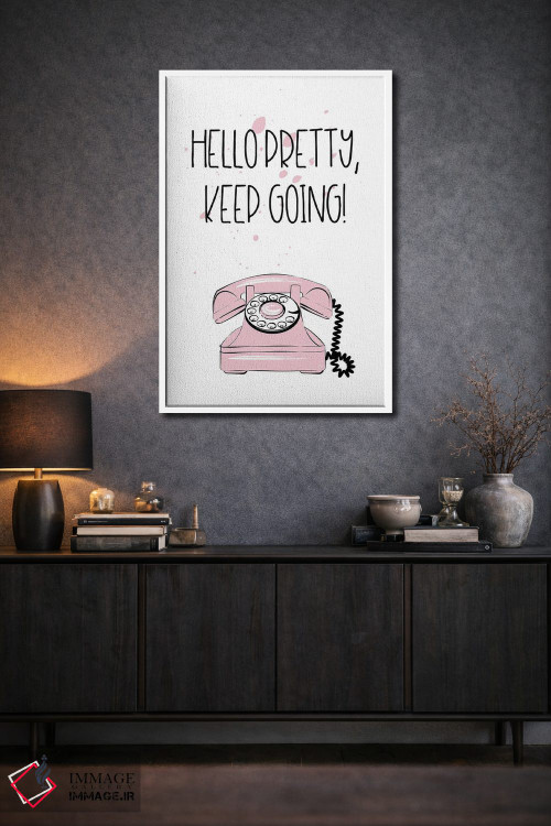 تابلو دکوراتیو سلام زیبای من اثر مارتینا پاولوا - D2W