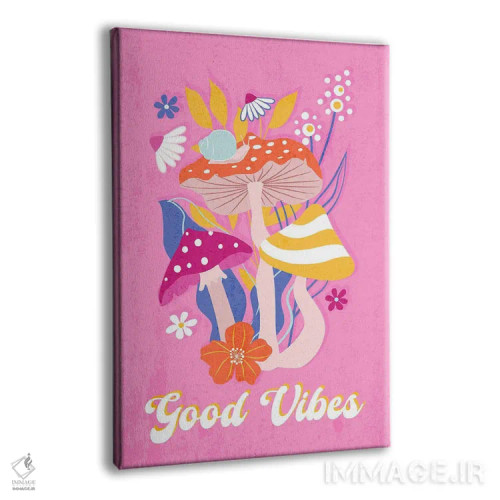 تابلو دکوراتیو قارچ های انرژی مثبت اثر مارتینا پاولوا - نمای پرسپکتیو محصول