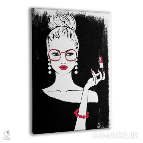 تابلو دکوراتیو زیبایی نخبه گرایانه اثر مارتینا پاولوا - نمای پرسپکتیو محصول