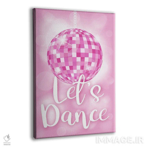 تابلو دکوراتیو توپ دیسکو بیا برقصیم اثر مارتینا پاولوا - نمای پرسپکتیو محصول