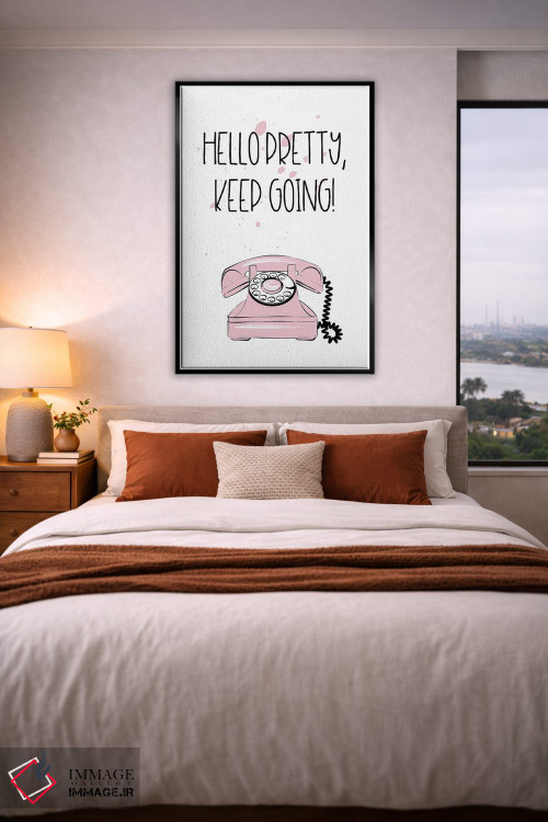 تابلو دکوراتیو سلام زیبای من اثر مارتینا پاولوا - D6B