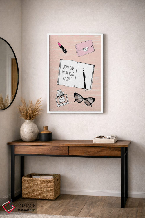 تابلو مینیمال رویاهات را رها نکن اثر مارتینا پاولوا - D3W