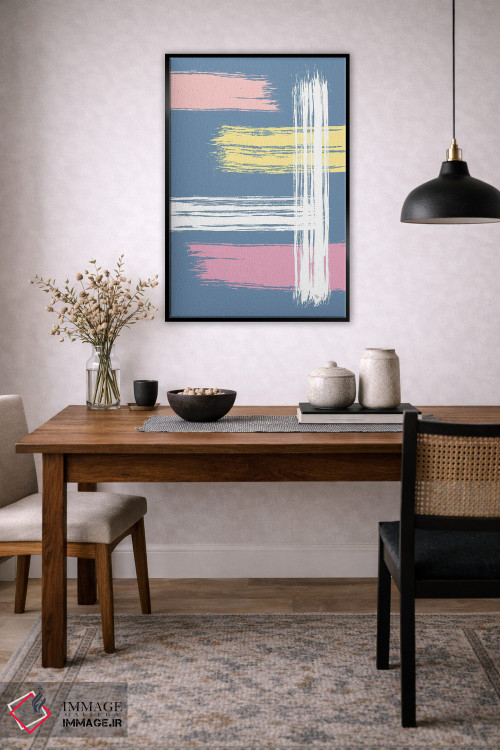 تابلو مینیمال بازی رنگ ها اثر مارتینا پاولوا - D4B